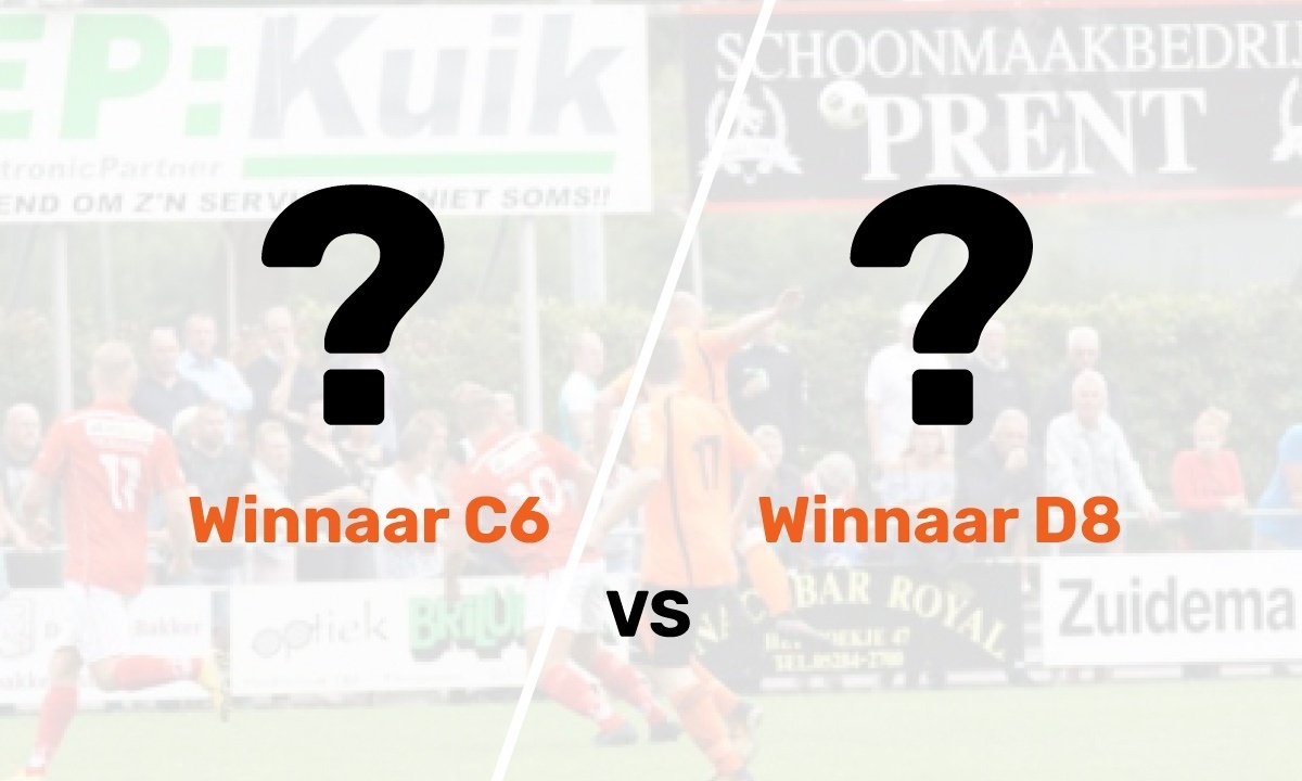Winnaar C6 - Winnaar D8 (5e & 6e plaats)