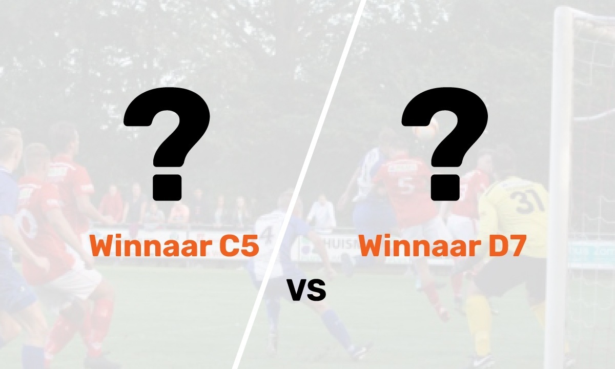 Winnaar C5 - Winnaar D7 (1e & 2e plaats)